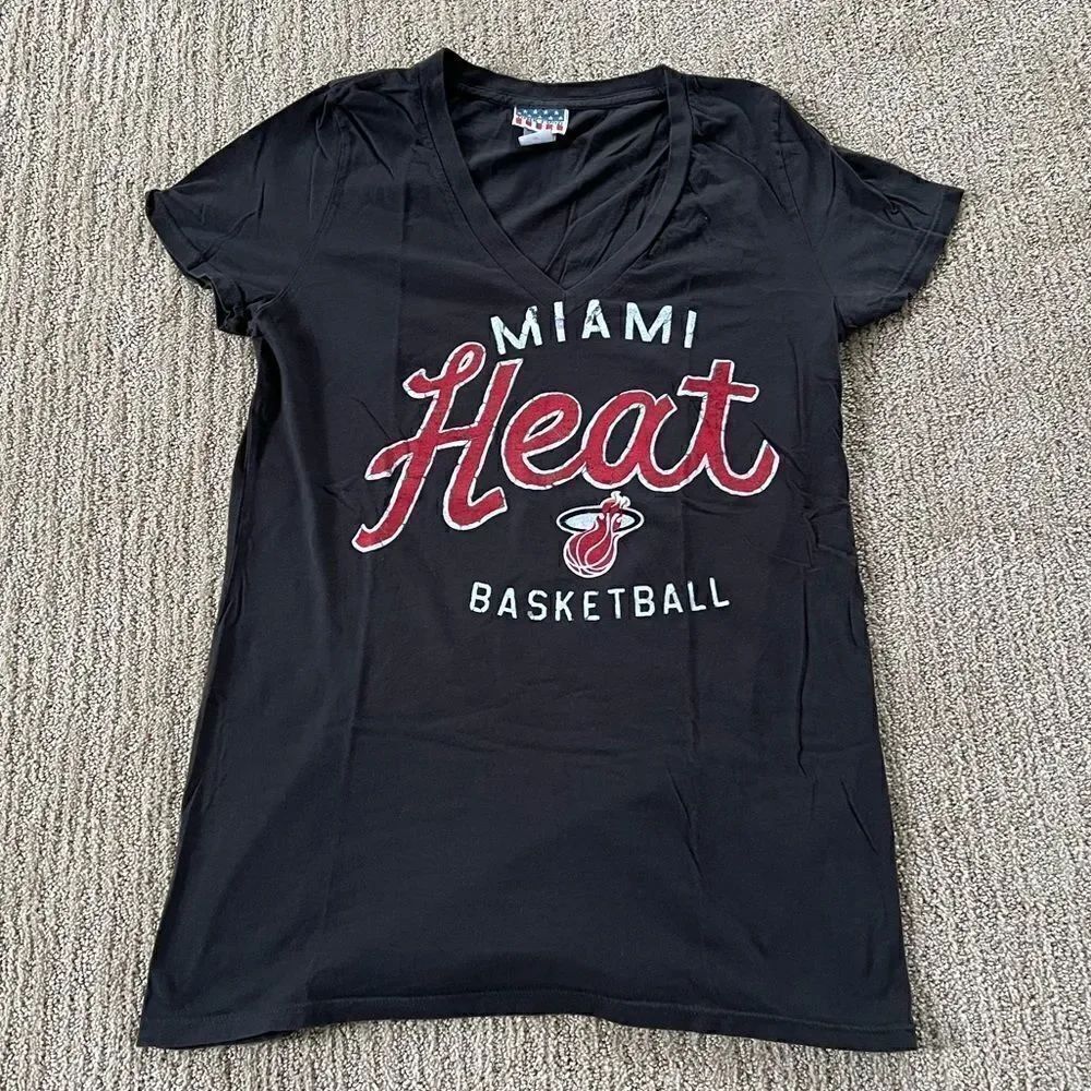 Junk Food “Miami Heat” Vneck Tshirt
